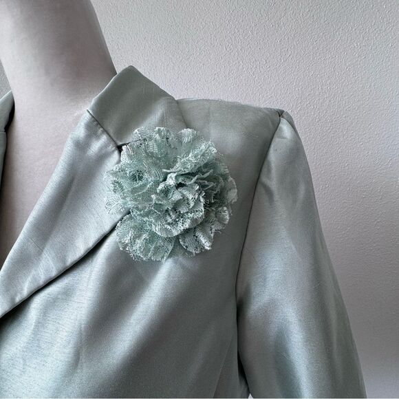 Coldwater Creek Jacket Mint Green Dressy Formal SZ 10 - Picture 3 of 11